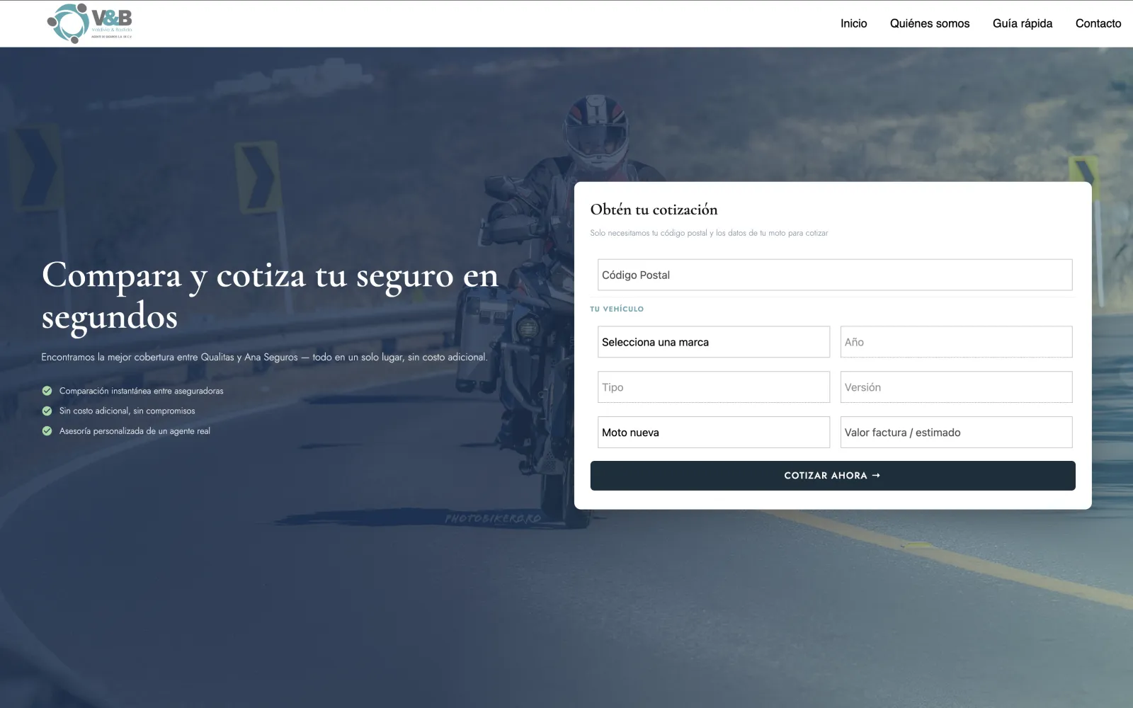 Multicotizador V&B — versión pública